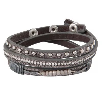 Clayre & Eef Armband Lilly schwarz