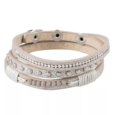 Clayre & Eef Armband Lilly silberfarbig