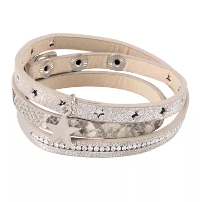 Clayre & Eef Armband Emmy silberfarbig