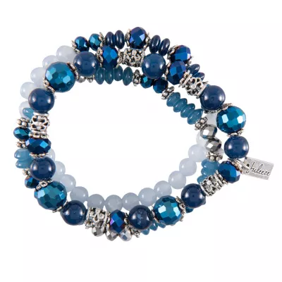 Clayre & Eef Armband Sonia blaufarbig