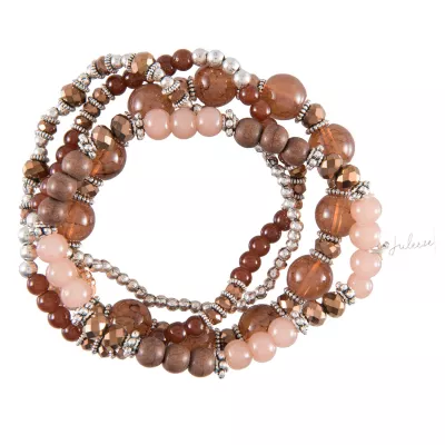 Clayre & Eef Armband Romee braun