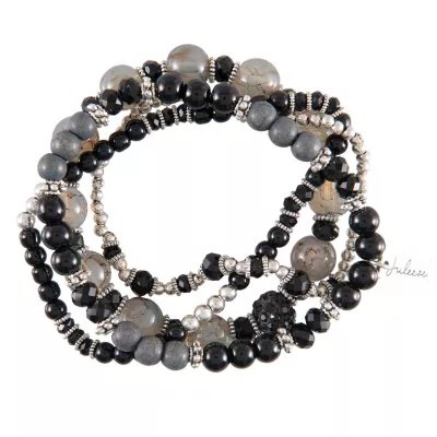 Clayre & Eef Armband Romee schwarz
