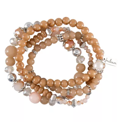 Clayre & Eef Armband Roux pinkfarbig