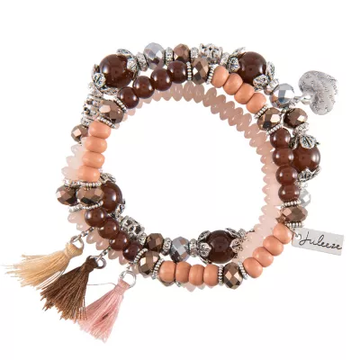 Clayre & Eef Armband Renae pinkfarbig