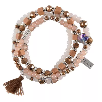 Clayre & Eef Armband Vienne braun