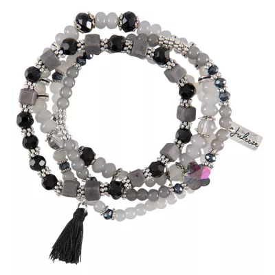 Clayre & Eef Armband Vienne graufarbig
