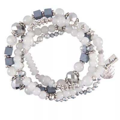 Clayre & Eef Armband Xavierre graufarbig