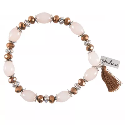 Clayre & Eef Armband Reine beige