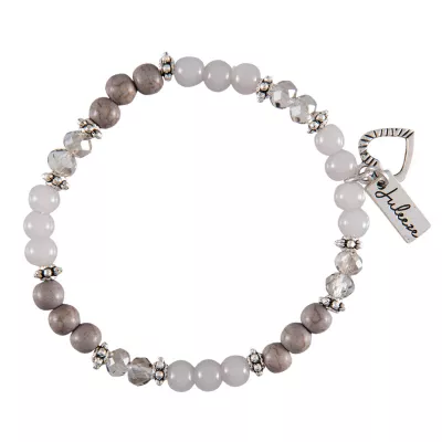 Clayre & Eef Armband Olivie graufarbig