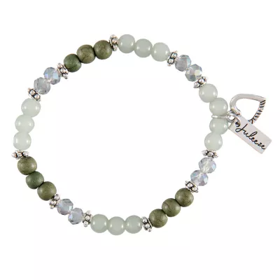 Clayre & Eef Armband Olivie grün