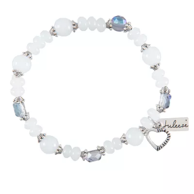 Clayre & Eef Armband Mirla weiß