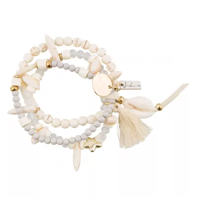 Clayre & Eef Armband Shells and stars