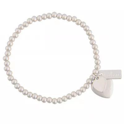 Clayre & Eef Armband Two hearts 2gether silberfarbig