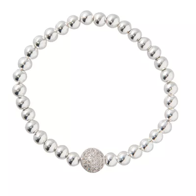 Clayre & Eef Armband Berniss silberfarbig