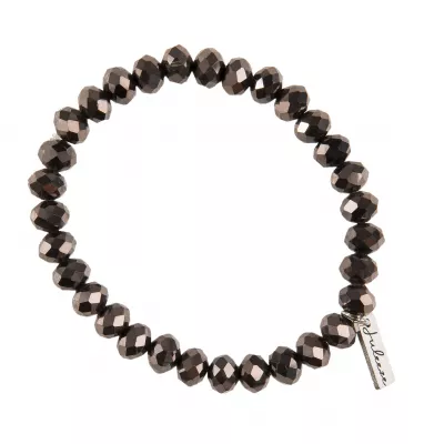 Clayre & Eef Armband Ellise schwarz