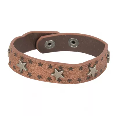 Clayre & Eef Armband Stars braun