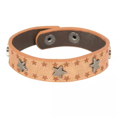 Clayre & Eef Armband Stars braun
