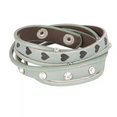 Clayre & Eef Armband Stars and stones blaufarbig