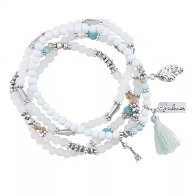 Clayre & Eef Armband Caresse grün