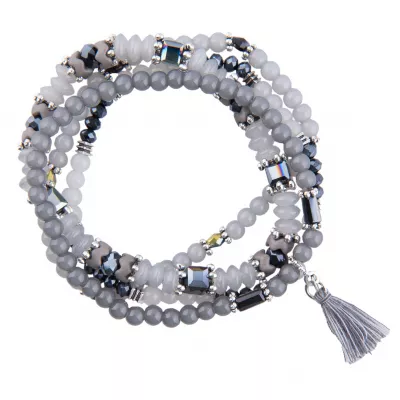 Clayre & Eef Armband Olivia graufarbig