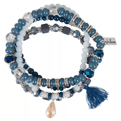 Clayre & Eef Armband Dyana blaufarbig