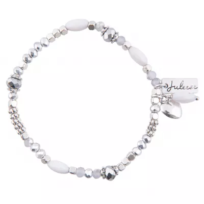 Clayre & Eef Armband Celine graufarbig