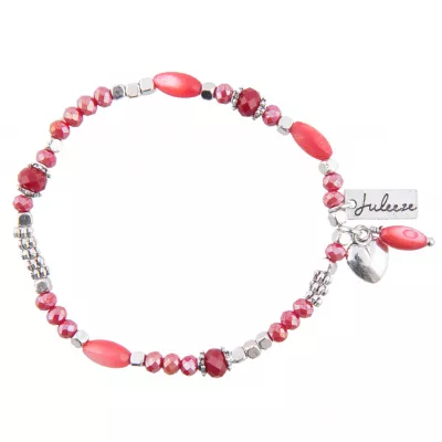 Clayre & Eef Armband Celine rot