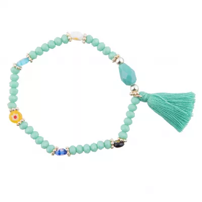 Clayre & Eef Armband Alvada grün
