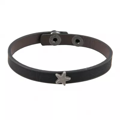 Clayre & Eef Armband Star schwarz