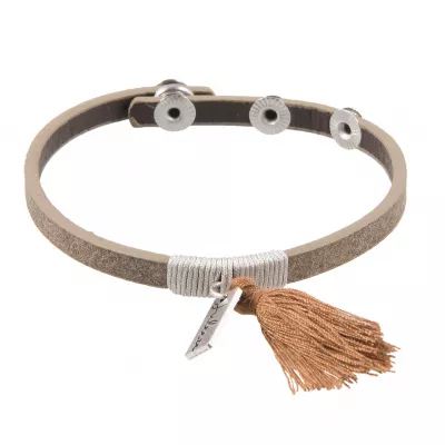 Clayre & Eef Armband Flan braun