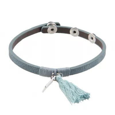 Clayre & Eef Armband Flan blaufarbig