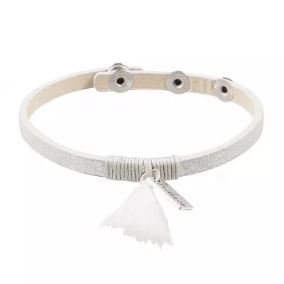 Clayre & Eef Armband Flan silberfarbig