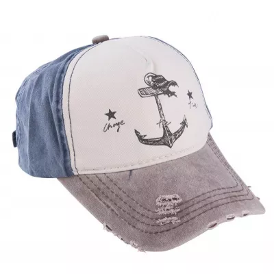 Clayre & Eef Cap Lee anchor braun