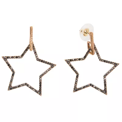 Clayre & Eef Ohrringe Party star goldfarbig