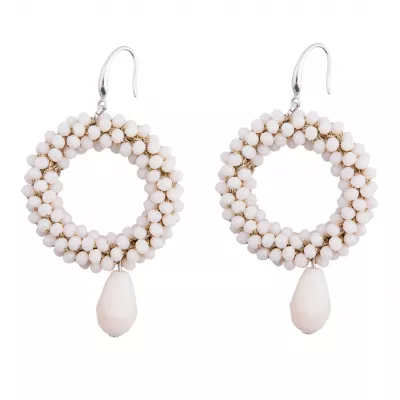 Clayre & Eef Ohrringe Amalur beige