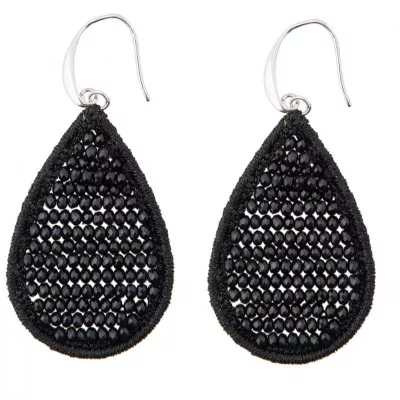 Clayre & Eef Ohrringe Night shadow schwarz