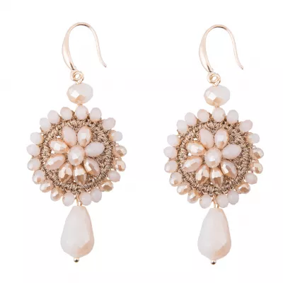 Clayre & Eef Ohrringe Nathalie natur