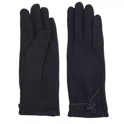 Clayre & Eef Handschuhe Set Elegance blaufarbig