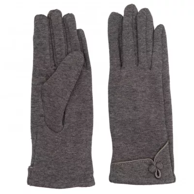 Clayre & Eef Handschuhe Set Elegance graufarbig