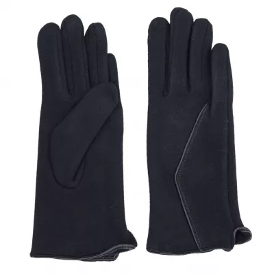 Clayre & Eef Handschuhe Set Stylish line blaufarbig