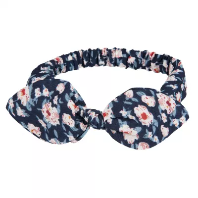 Clayre & Eef Stirnband Flori blaufarbig