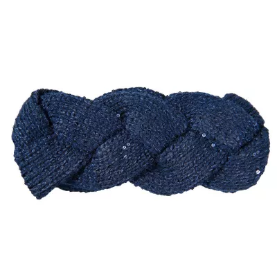 Clayre & Eef Stirnband Elinore blaufarbig