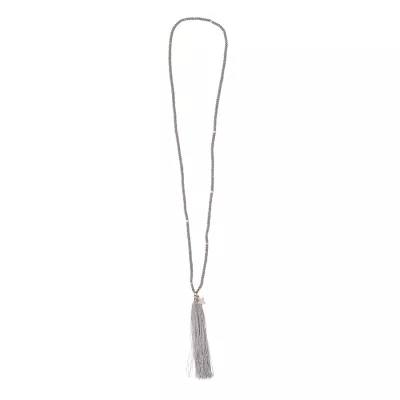 Clayre & Eef Halskette Rebel grau
