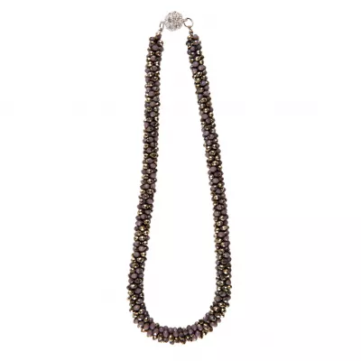 Clayre & Eef Halskette Emeline Aubergine