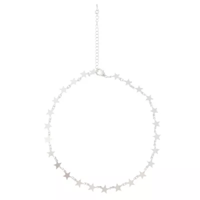 Clayre & Eef Halskette Starry night silberfarbig