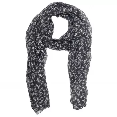 Clayre & Eef Schal Amelie 80x180 cm schwarz