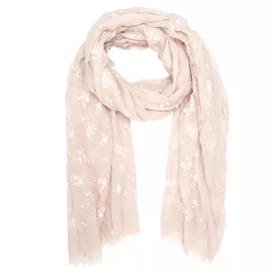 Clayre & Eef Schal Zabel 70x180 cm khaki