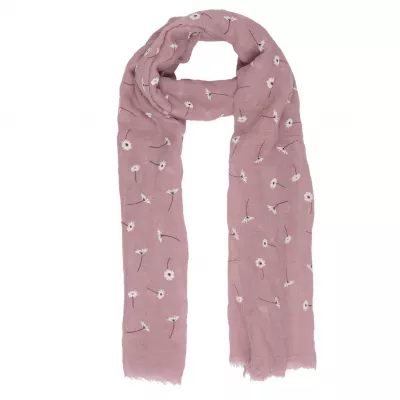 Clayre & Eef Schal Dita 70x180 cm Aubergine