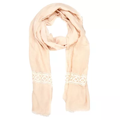 Clayre & Eef Schal Jada 70x180 cm khaki