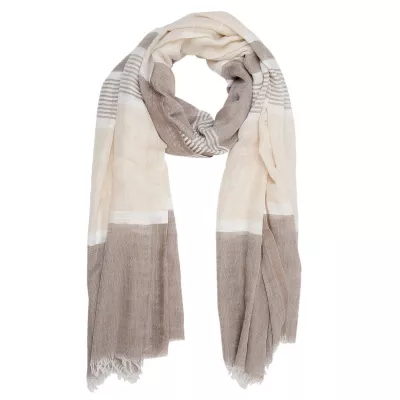 Clayre & Eef Schal Alihah 70x180 cm khaki